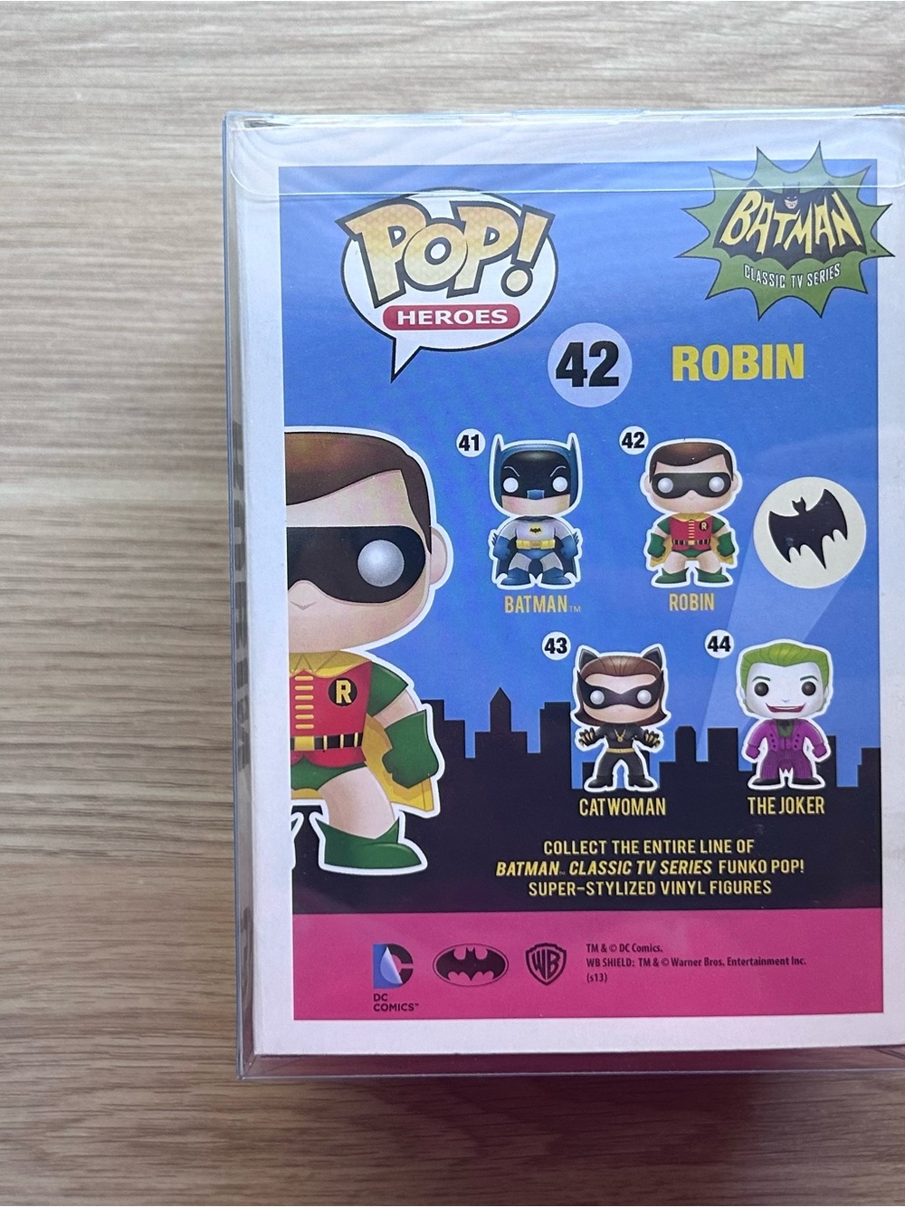 Funko Pop! Heroes Batman Classic TV Series #42 Robin - Picture 3 of 4